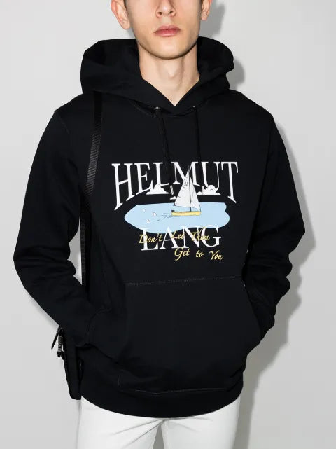 Helmut Lang x Saintwoods sea-print hoodie