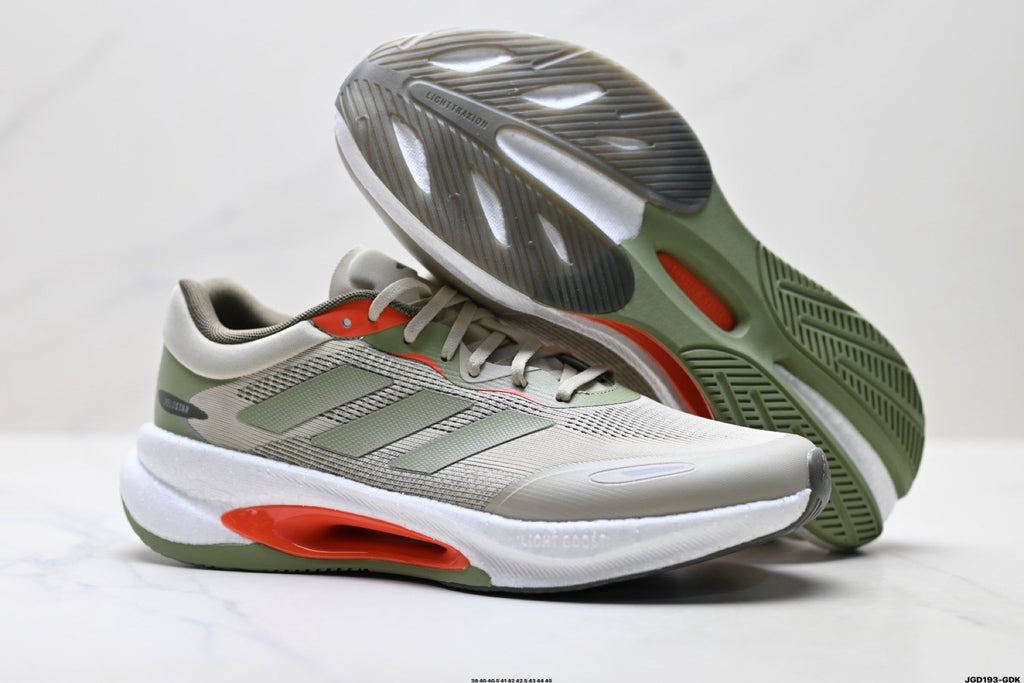 Adidas K81801750 Men's Running Shoes | Clean Everyday Trainer - White/Grey