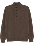 Barbour logo-patch sweater