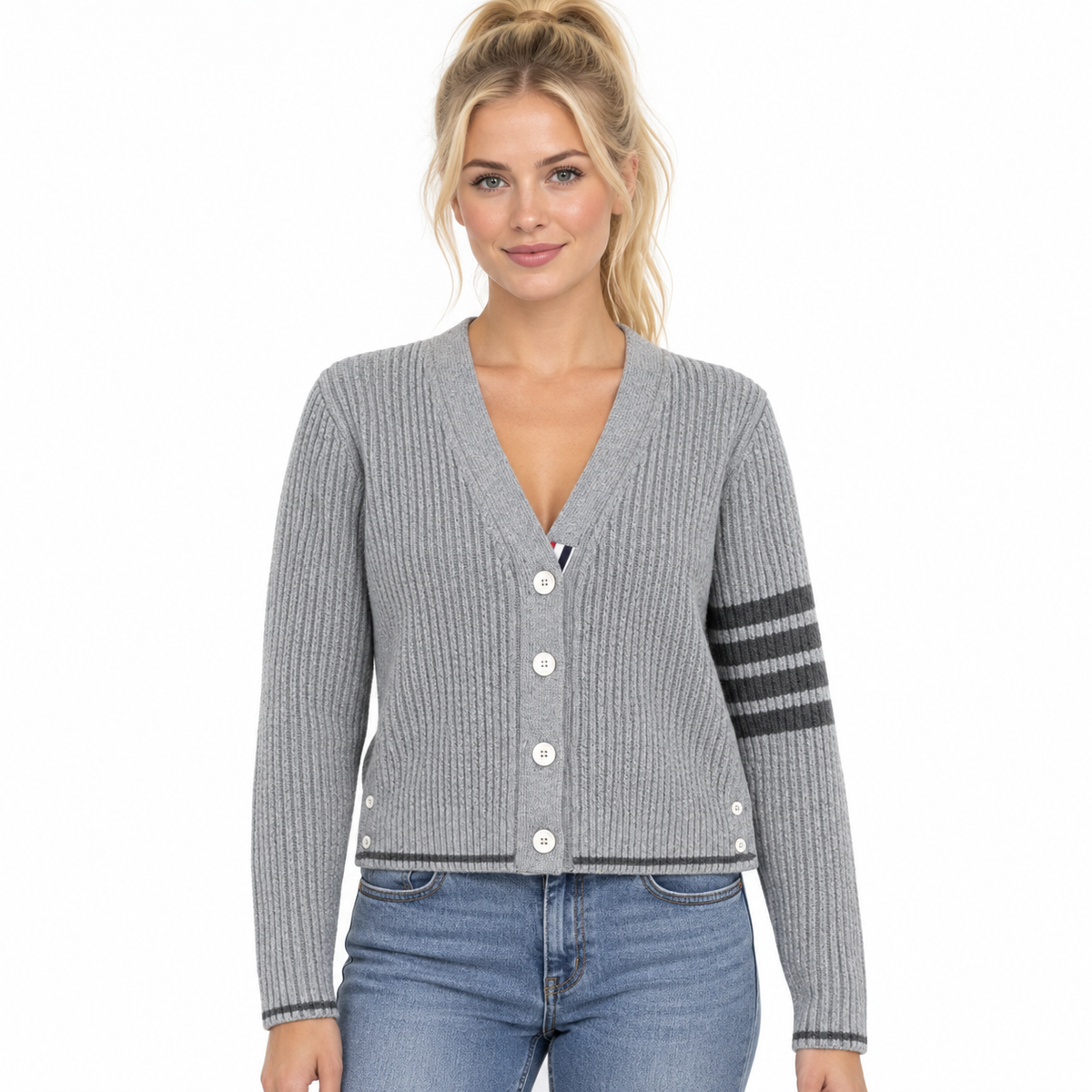Women's wool cardigan