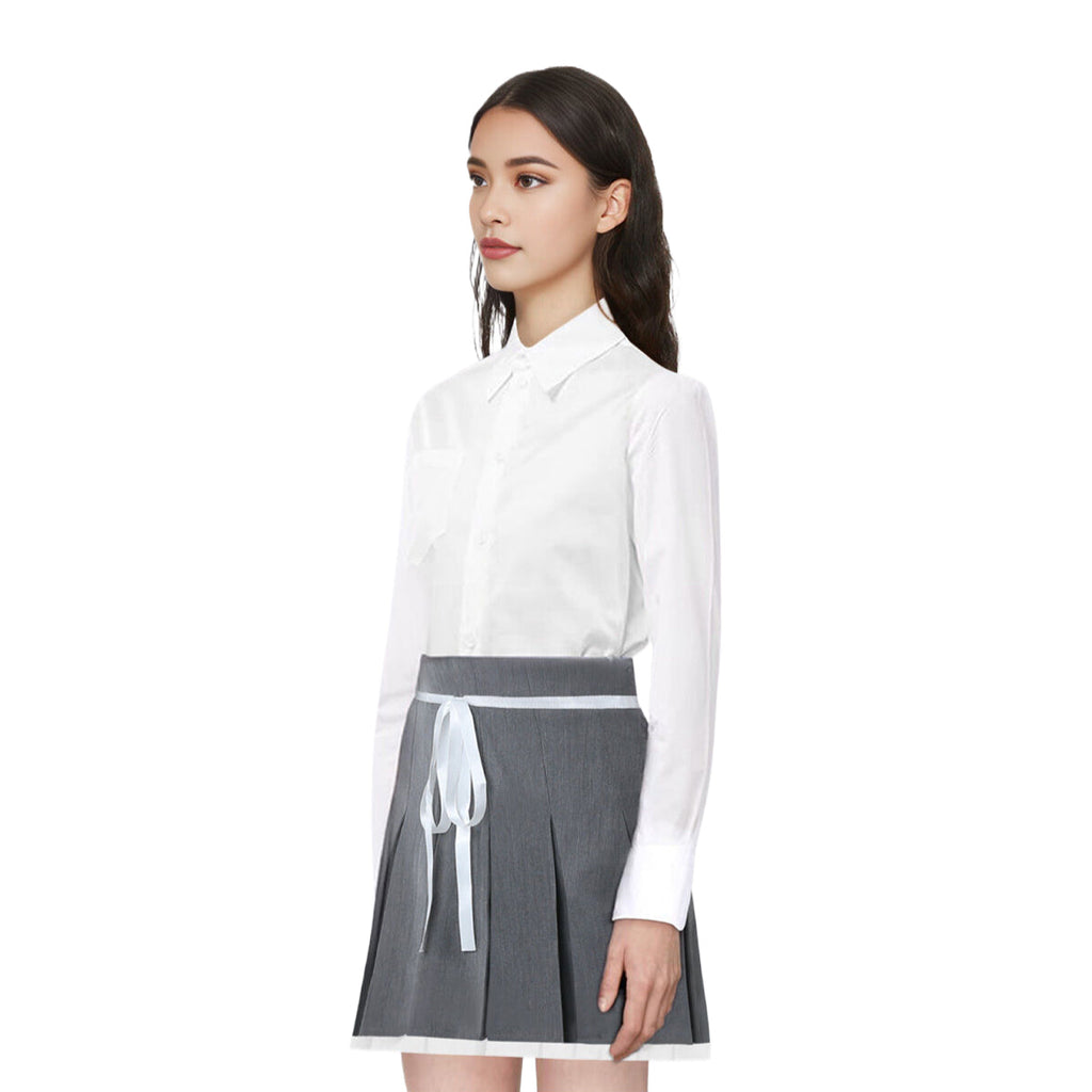 Women's Drawstring Pleated Mini Skirt | Thom Browne