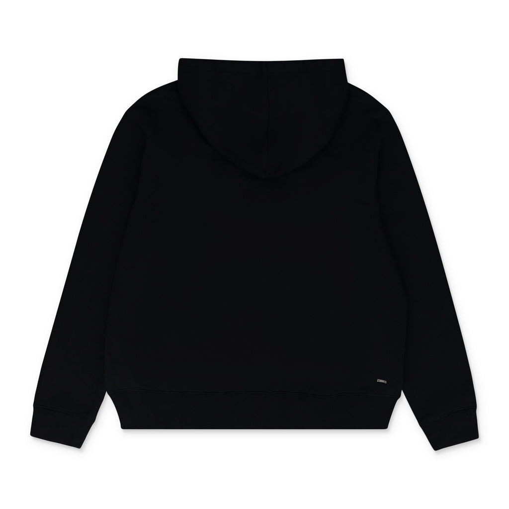 Black CNY Stacked Dragon Logo Hoodie
