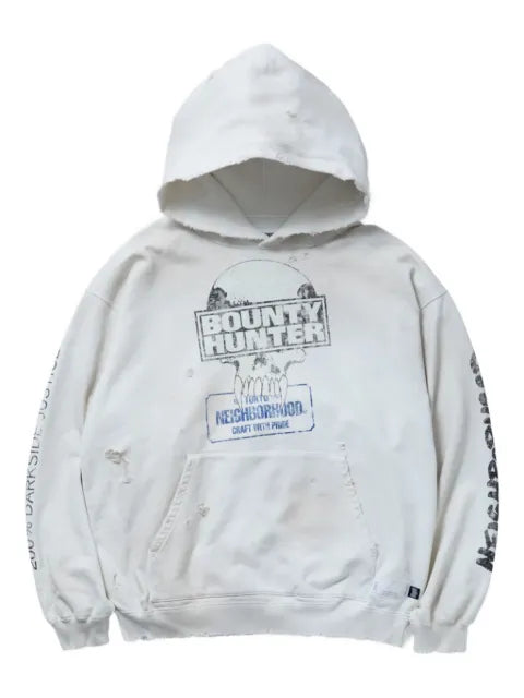 Neighborhood x Bounty Hunter graphic-print hoodie