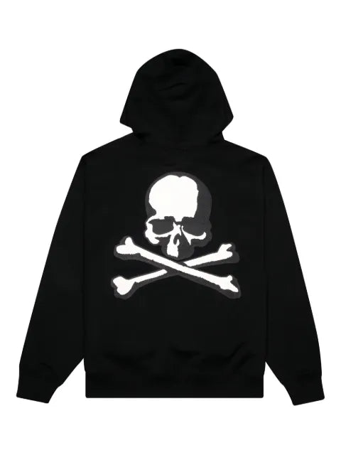 Mastermind Japan skull-appliqué hoodie