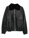 FENDI leather bomber jacket