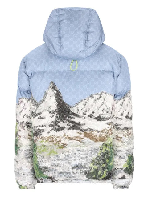Gucci alpine landscape gg motif jacket
