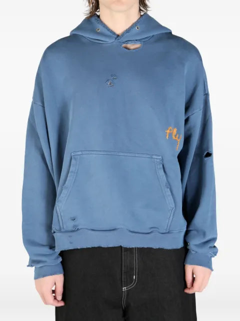 Paly distressed hoodie