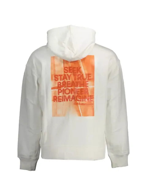 Calvin Klein graphic-print cotton hoodie