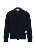 Thom Browne V-neck chunky-trim cardigan
