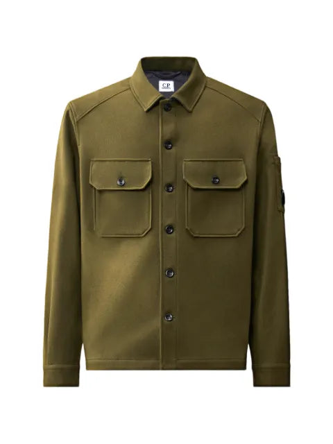 C.P. Company felted wool Lens button overshirt