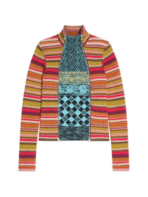 DRIES VAN NOTEN ribbed wool cardigan