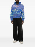 Vale stud-embellished logo-print hoodie