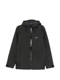 Patagonia logo-patch hooded jacket