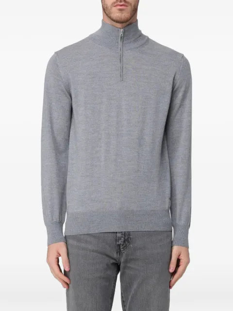 BROOKSFIELD half-zip long-sleeve sweater