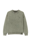FIVE CM skeleton-embroidered distressed-effect sweater