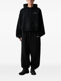 VETEMENTS logo-embroidered cropped hoodie