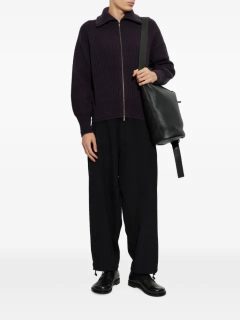 ENTIRE STUDIOS ribbed-knit wool cardigan