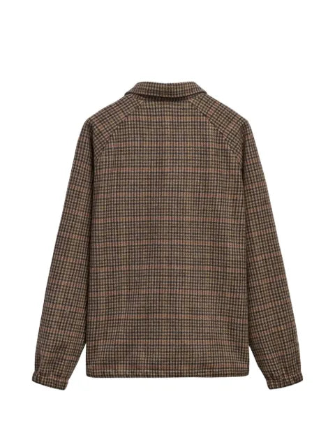 Sebago houndstooth raglan-sleeve jacket
