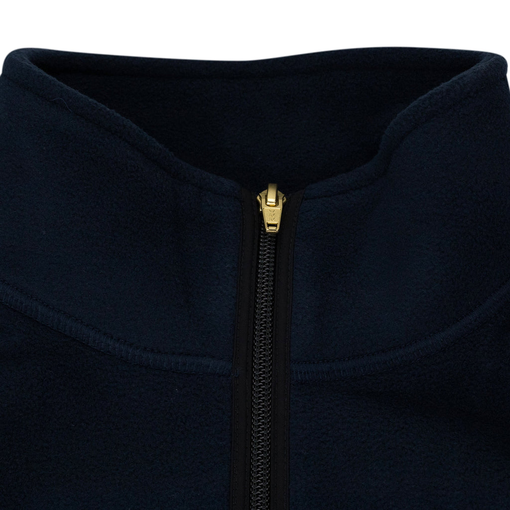 Blue Quarter Zip Fleece Pullover