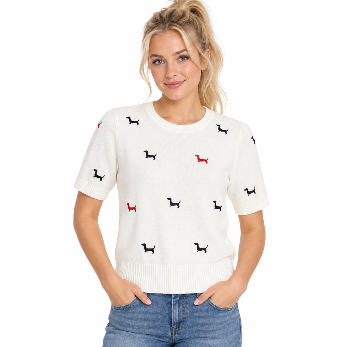 Knitted T-shirt