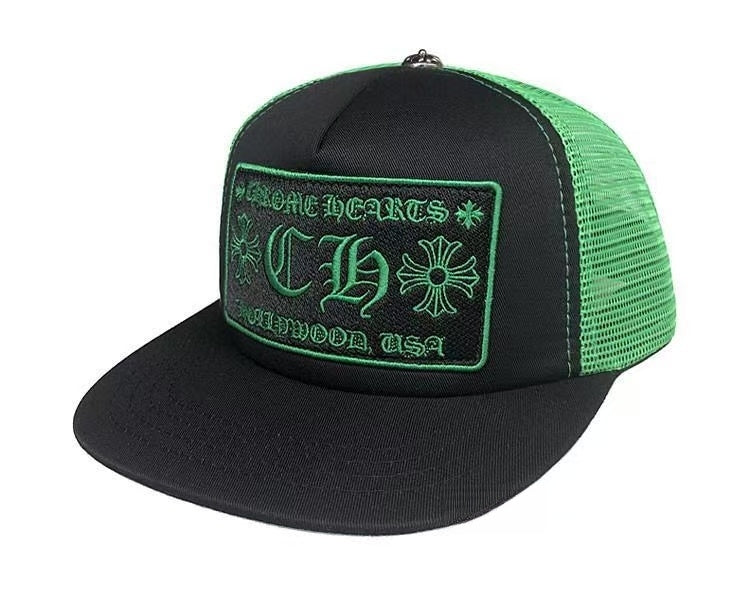Chrome Hearts CH HollyWood trucker hat 02