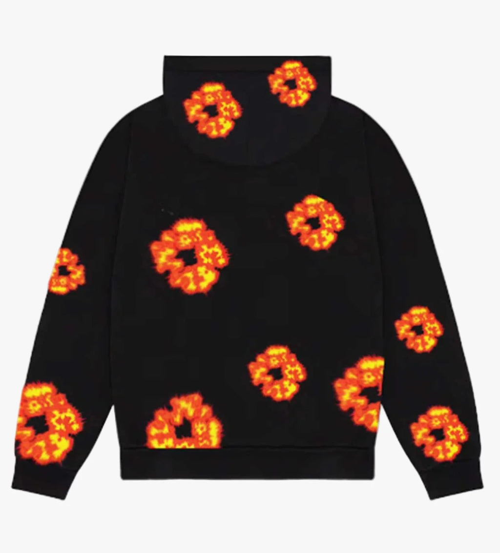 Denim Tears x Offset Wreath Hoodie Black