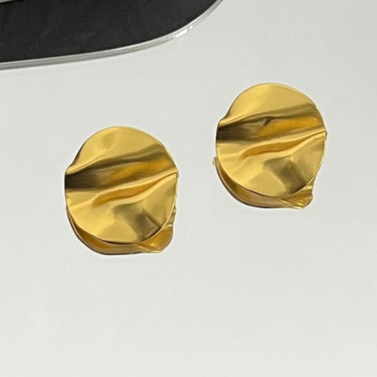 FENDI FF GOLD EARRINGS
