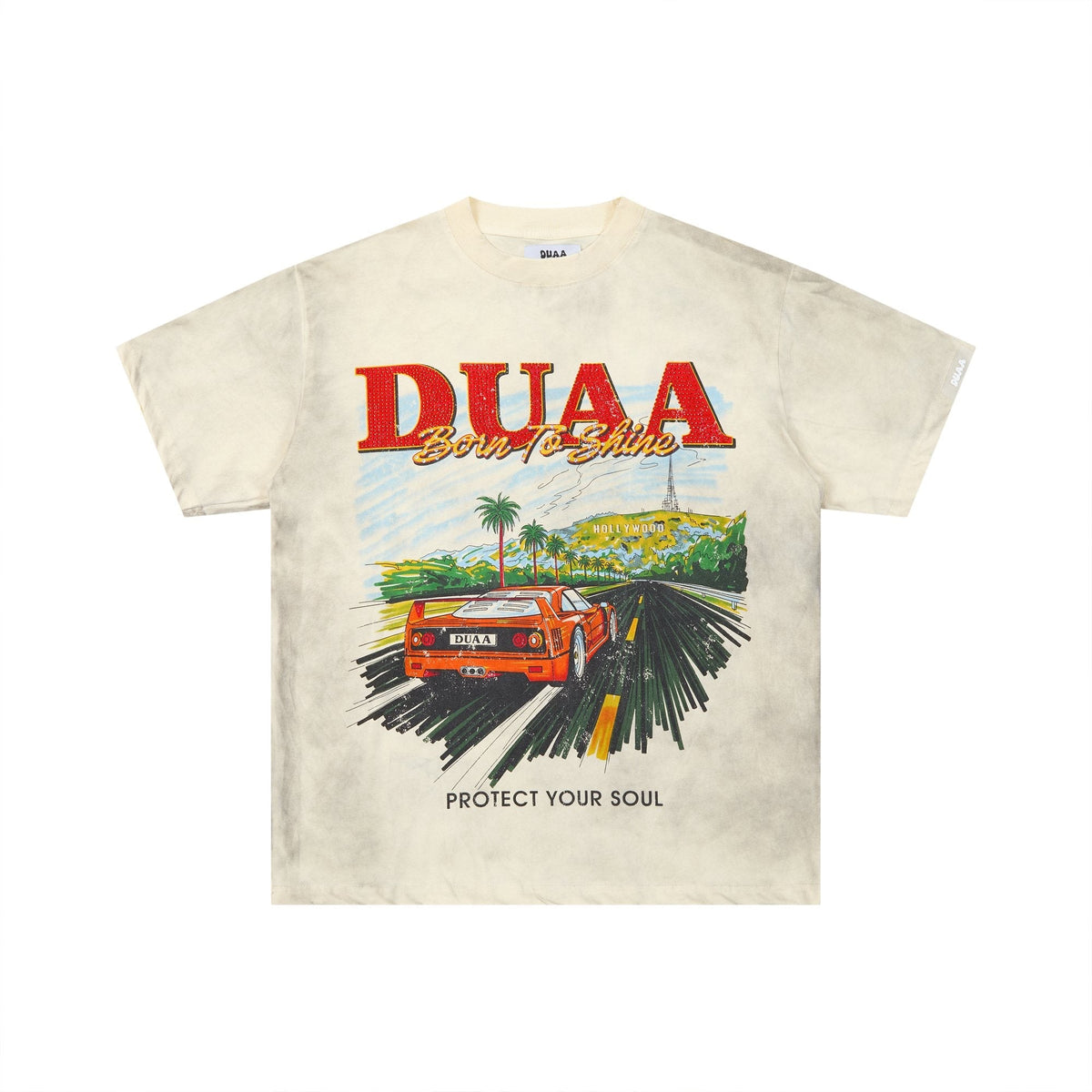 Rough Play DUAA Car Graphic Short-Sleeve T-Shirt