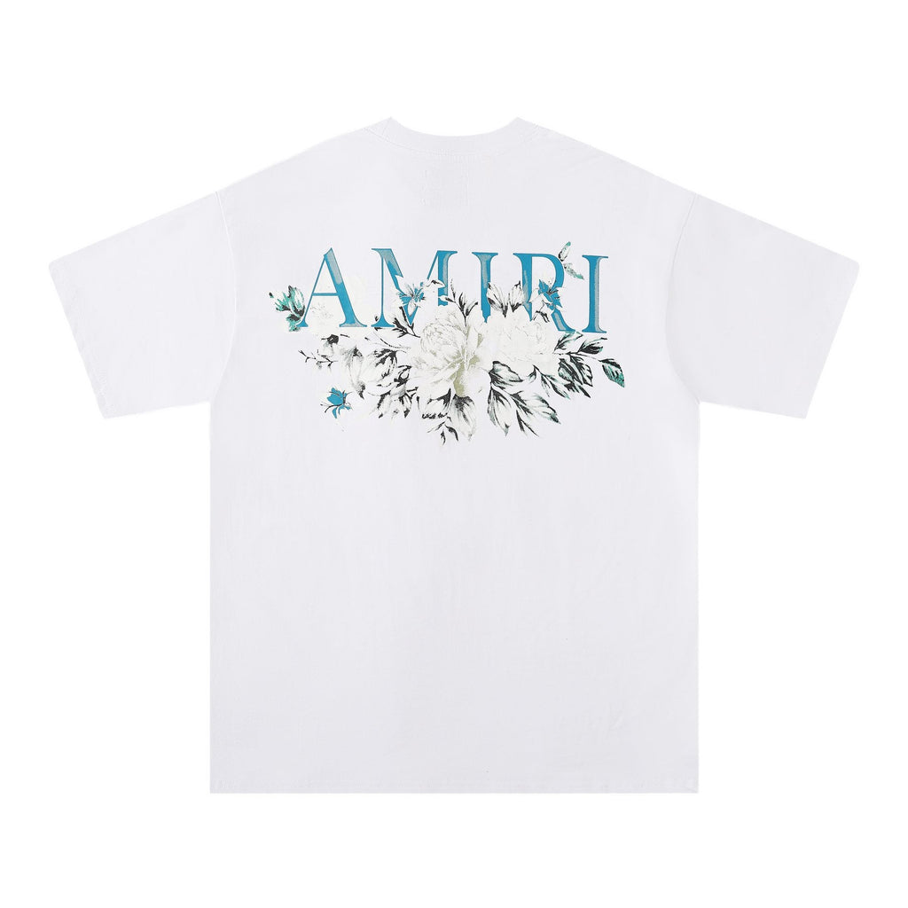 AMIRI Floral Graphic Short-Sleeve T-Shirt