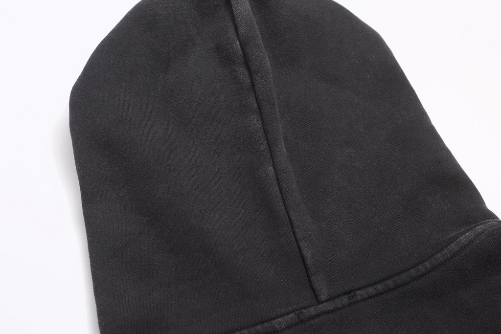 Fear of God Washed Black Side-Pocket Graphic Hoodie
