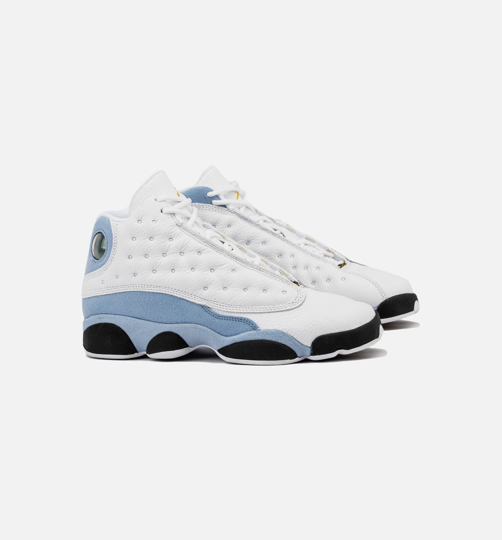 Air Jordan 13 Retro Blue Grey | Grade School Lifestyle Shoe | White/Blue Grey/Black/Wheat