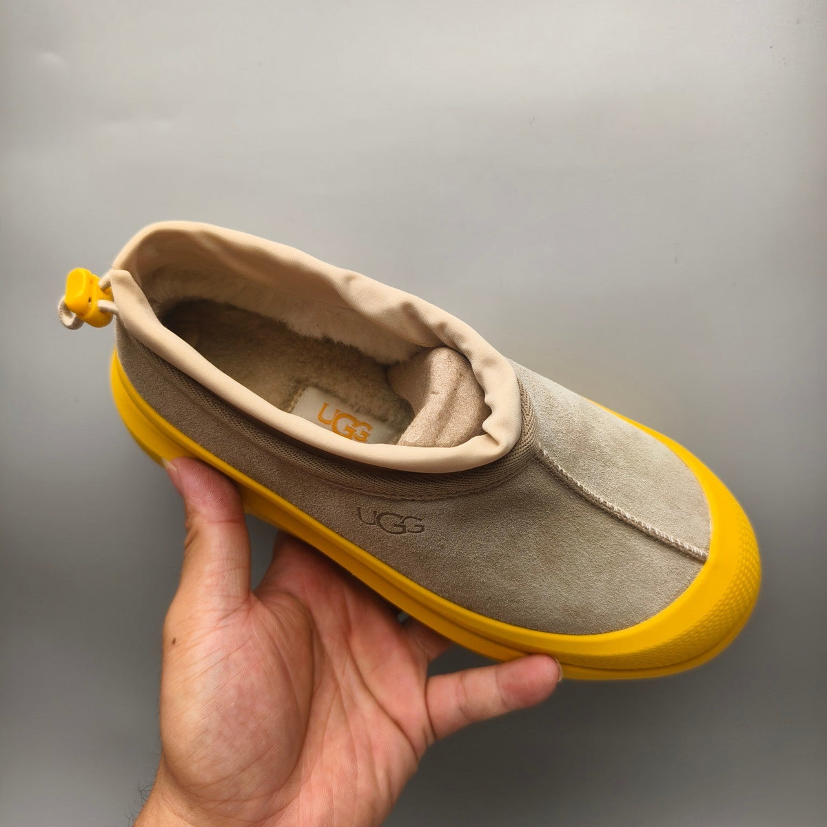 Yellow Slip-On Trendy Casual Sneakers — New Arrival | In Stock