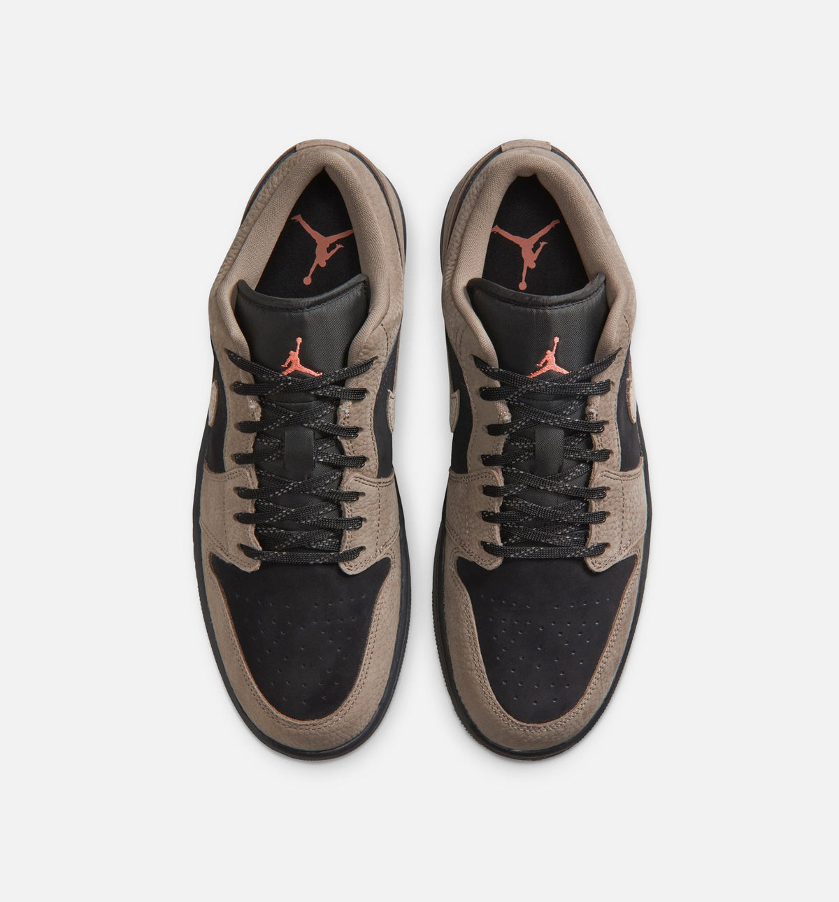 Air Jordan 1 Low SE Men's Lifestyle Sneakers - Black/Olive Grey/Light Wild Mango