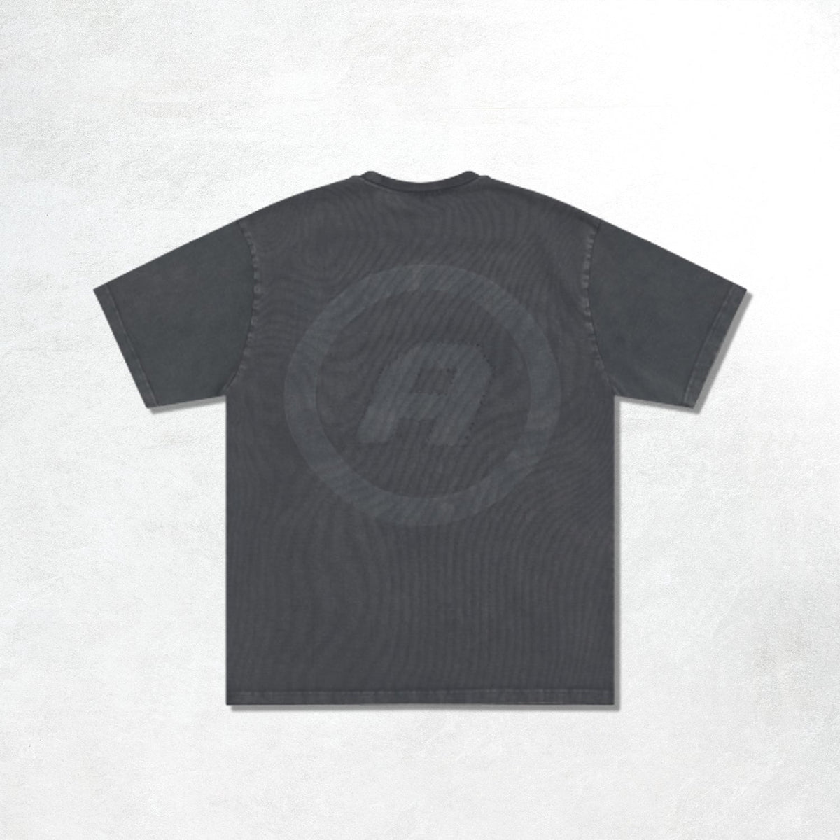 Aiche A Logo Distressed T-Shirt: Washed Grey