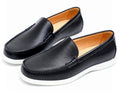 Dior Black Textured Leather Slip-On Loafers