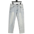 Louis Vuitton Back-Pocket Graphic Jeans - Light Gray